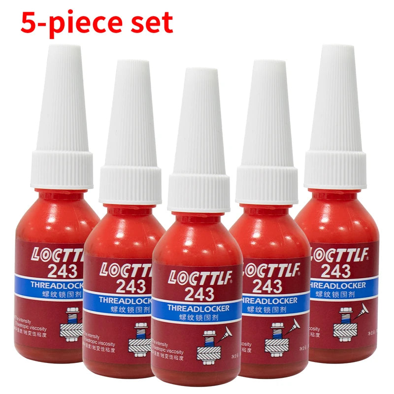 243 Screw 10ML Thread Locking Adhesive  Anaerobic Adhesive High Strength Anti-Loosening  Removable  Mechanical Screw Adhesive