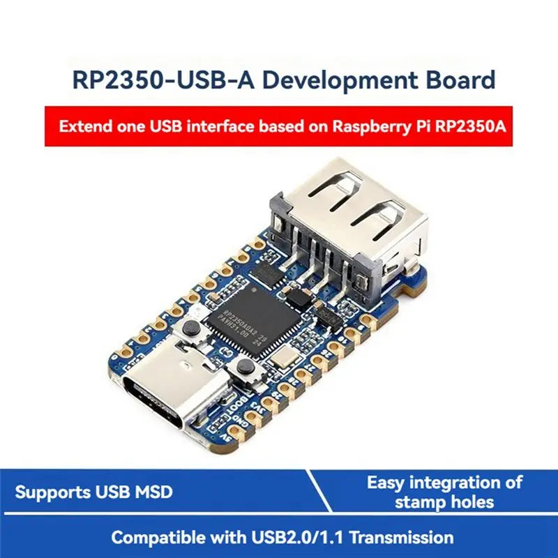 CJSD-RP2350-USB-A RP2350A USB Mini Development Board 2Mb Flash Core Board Programmable USB Interface Demo Board