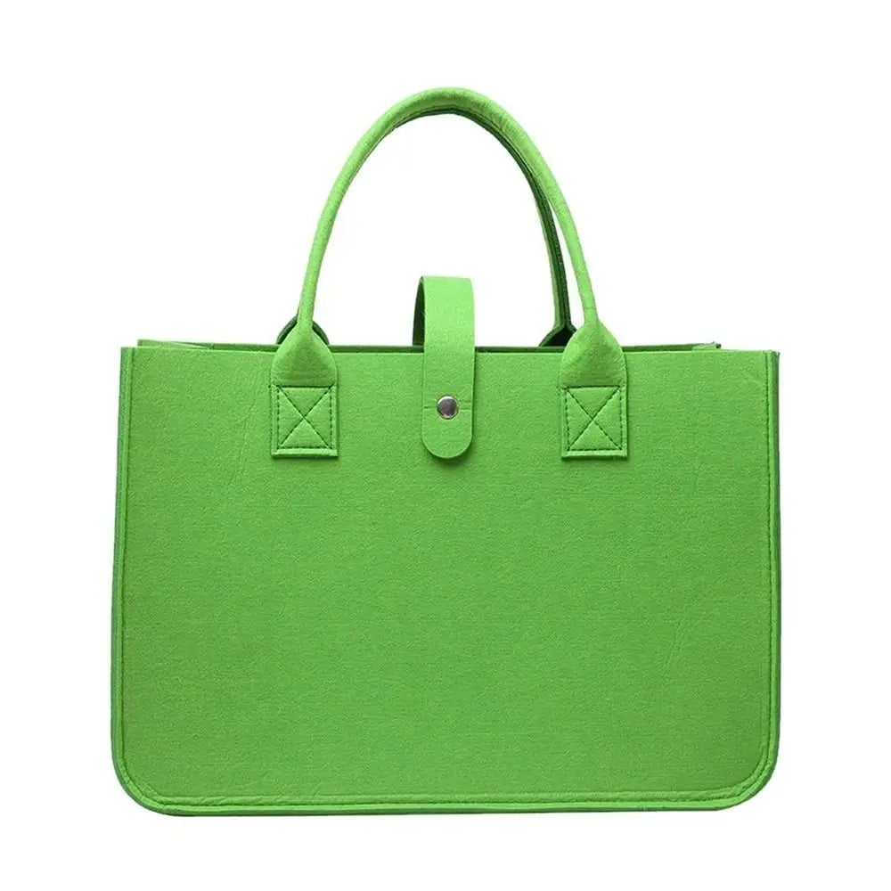 Portable Large Capacity Mummy Bag  Women Felt Shoulder Bag Simple Solid Color Messenger Bag Handbag Travel Casual Crossbody Bags