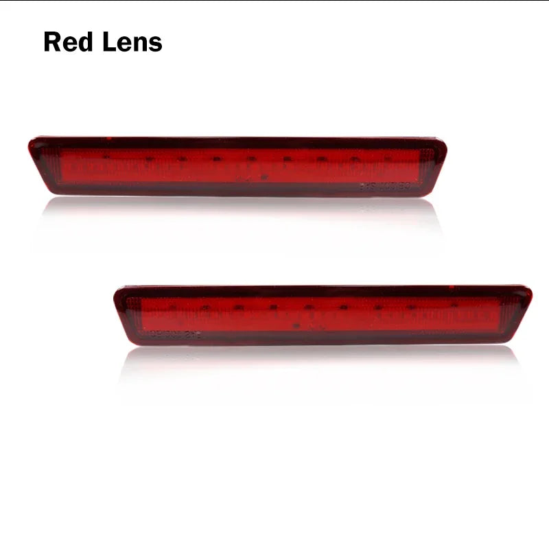 Red LED Car Rear Bumper Side Marker Lights Parking Lights For Ford Mustang 1999 2000 2001 2002 2003 2004 Fender Flare Lamps 12V