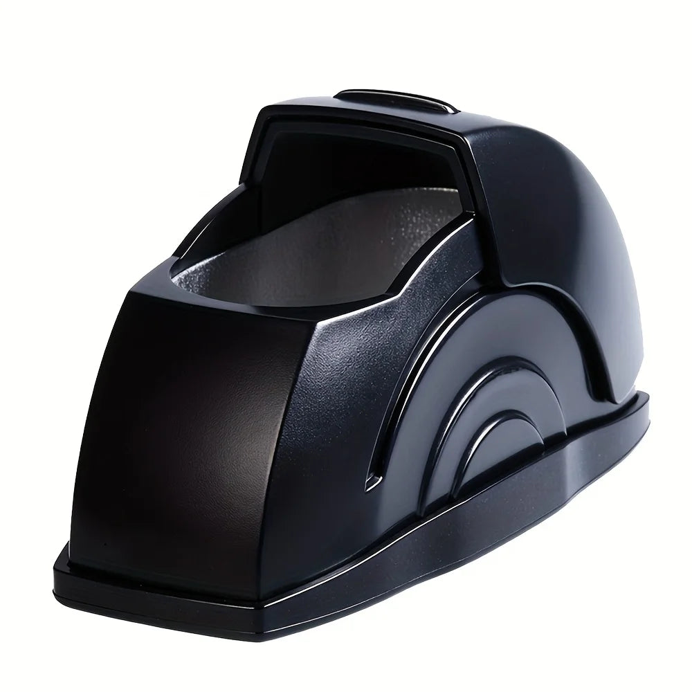 1pc Car ashtray, convenient ash storage, with a key to open the lid to prevent ash flying car supplies ashtray