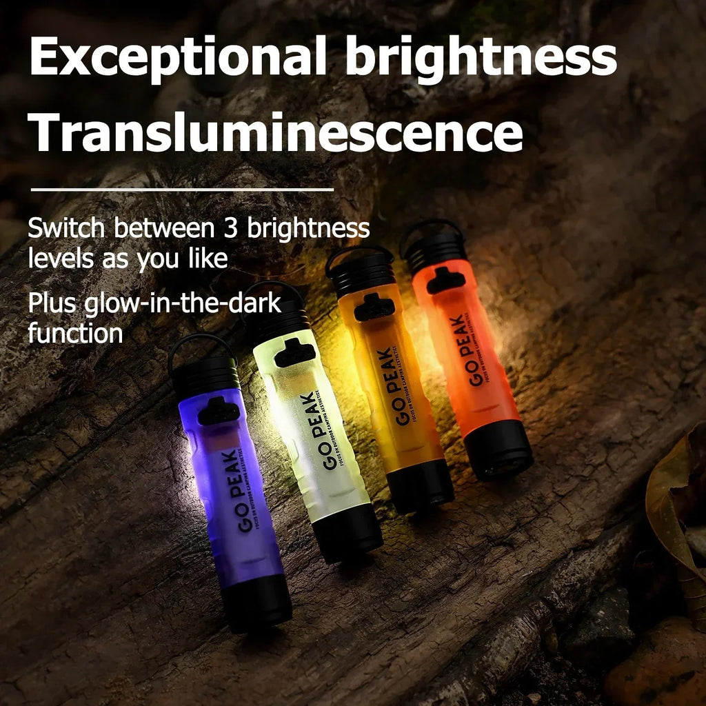 GOPEAK 5050 Small Light Outdoor Key Clip Cap Ambient Led Long Endurance Disaster Relief Emergency Pocket Mini Flashlight