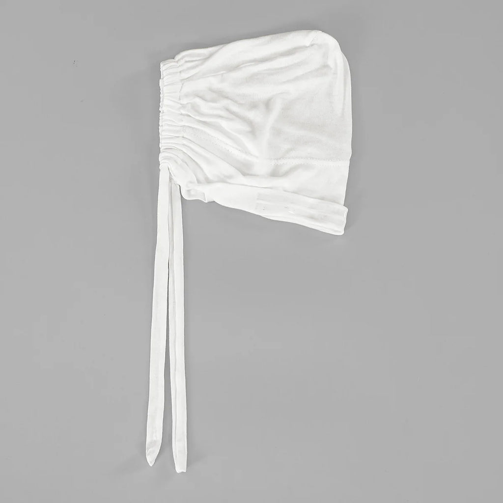 Ramadan Women Cotton Modal Anti-slip Hijab Undercap Solid Turban tube Elastic Tie Back Muslim Hair Bonnet Jersey Hijab Bandana