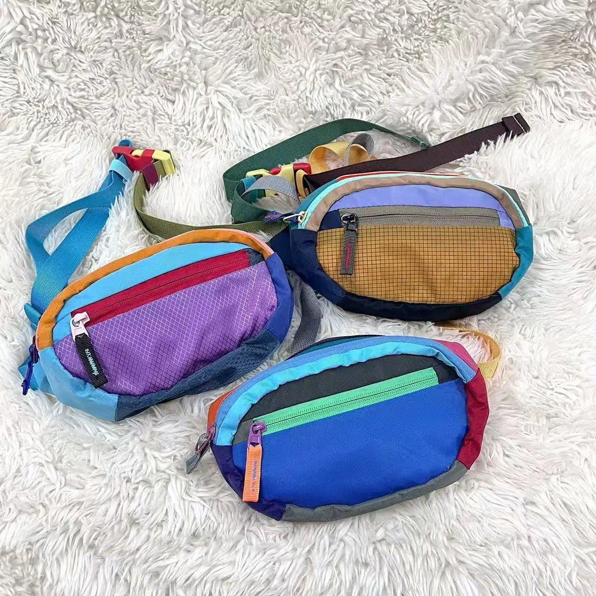 Dopamine Color Block Convertible Crossbody Bag Versatile Women Daily Handbag Multi Way Shoulder Purse Fashion Contrast Color Cas
