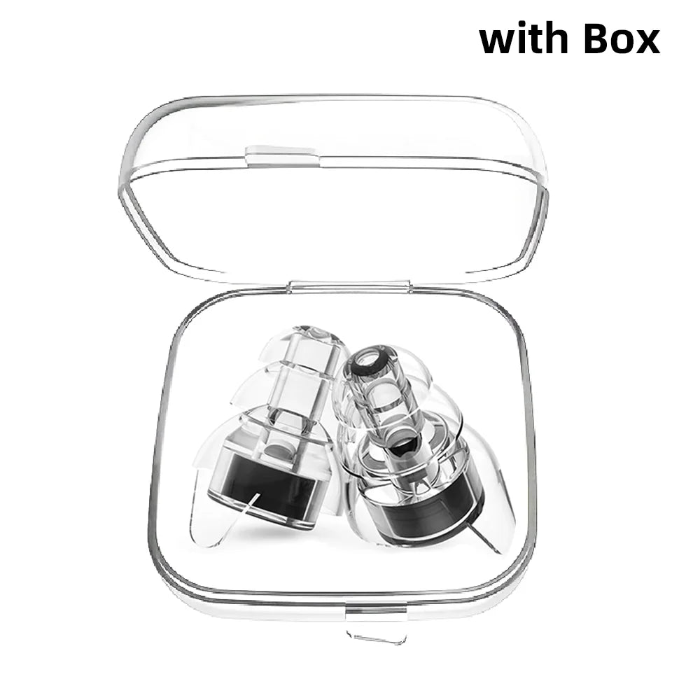 High Fidelity Concert Earplugs for Concerts Musicians，Earplugs for Noise Reduction，Ear Protection for Music Festivals