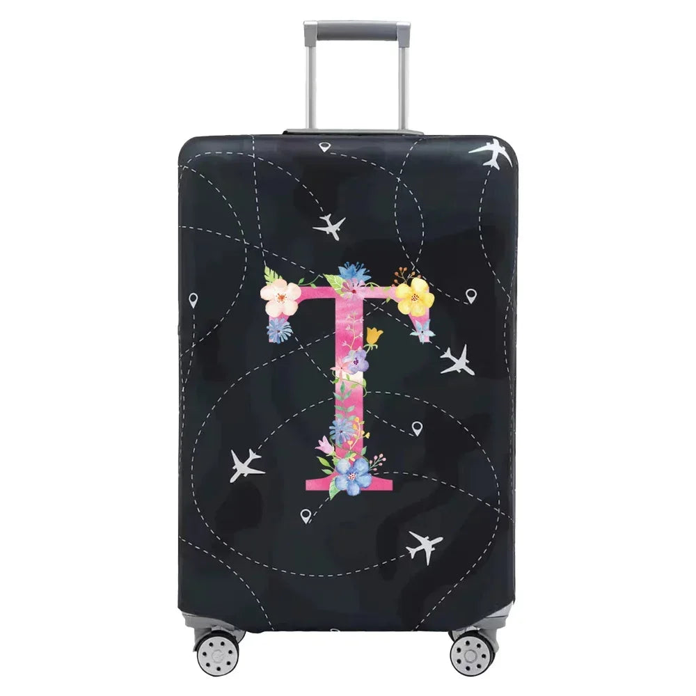 Luggage Protective Cover Elastic Dust Wear-resistant Apply 18-32 Size Pink Letter Series Protective Case Travel Accessories 2026