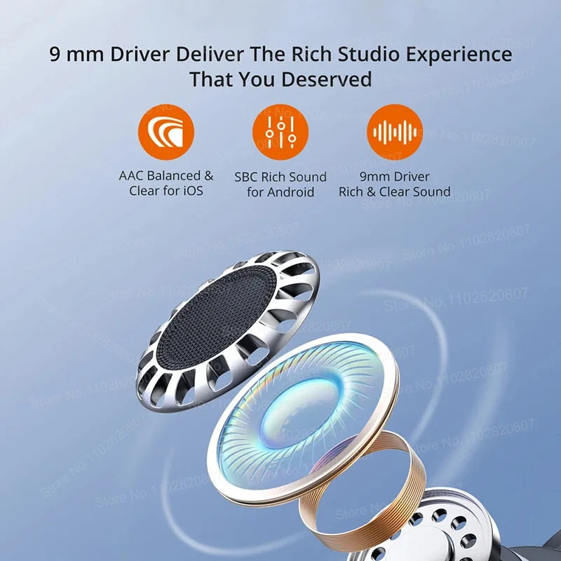 Wireless Bluetooth Earphone Earpods for Apple iPhone Android Airpods Pro 4 IOS18 Pro 2 Headphone Earphones USB C Type C Cable