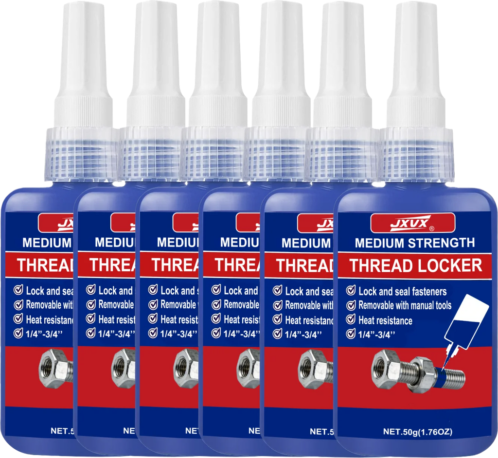 New 50ml Screw Glue, Fast Curing Threading Agent, Anaerobic Adhesive, Corrosion Resistant, Anti-Peeling, Medium Strength Blue Th