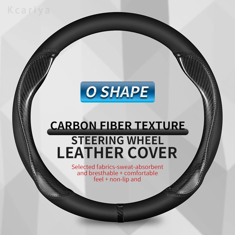 Car Steering Wheel Cover for Mercedes A B C E R V CLASS CLA GLC GLK ML SLK VITO W123 W124 W203 W204 W176 W177 W212 W213 W221 245