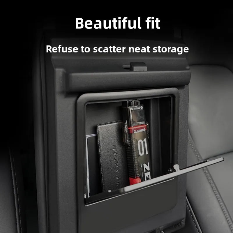 For Tesla Model 3 2017 2018 2019 2020 2021 2022 2023 Car Center Console Tidying Tray Armrest Case Hidden Storage Box Accessories