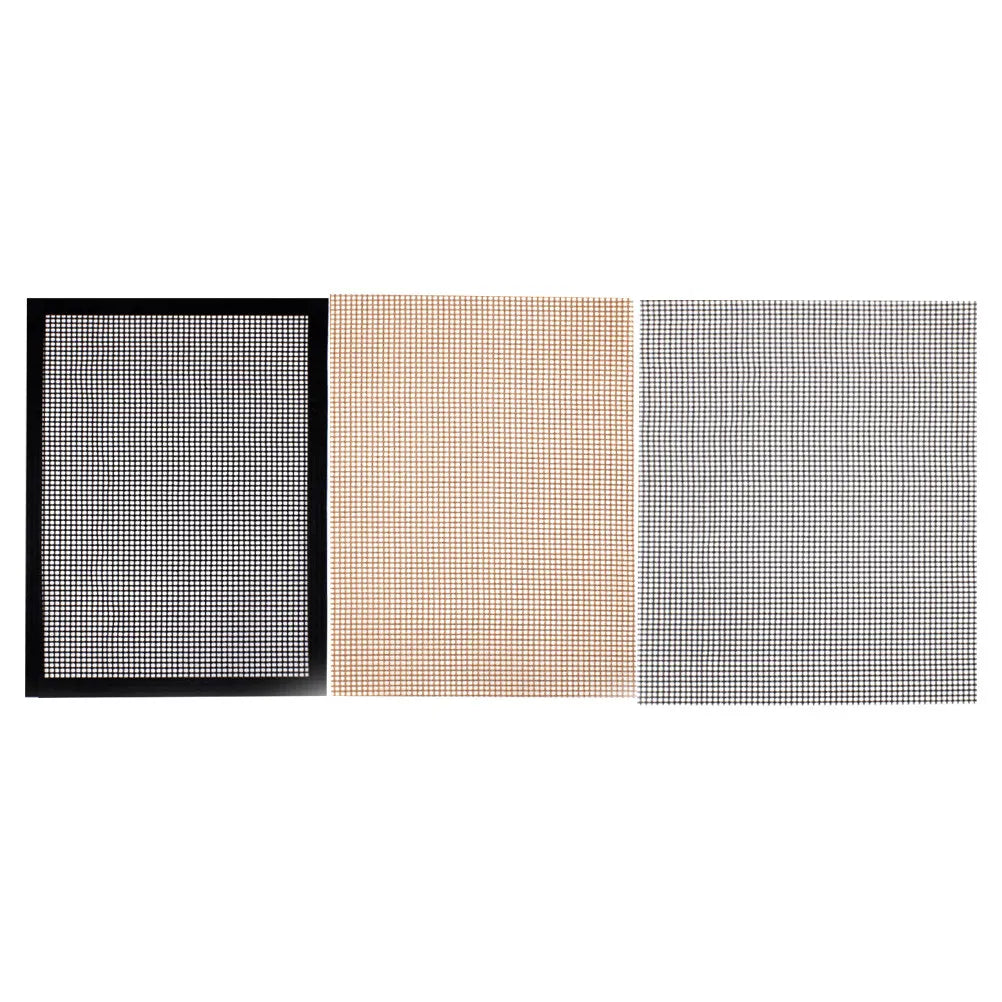 3Pcs Bbq Grill Mesh Mat Non Stick Reusable Barbecue High Temperature Resistant Cooking Baking Picnic Tool