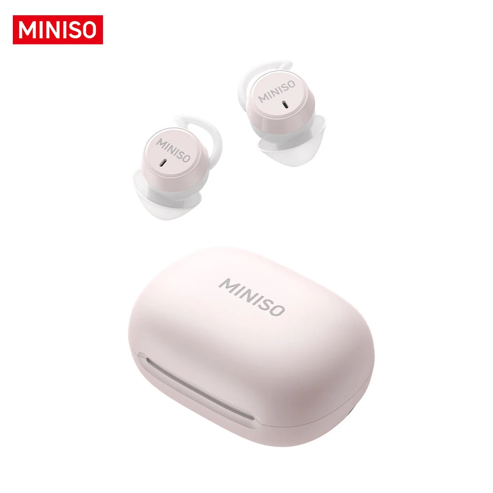 MINISO MS217 TWS Mini Sleep Earbuds Bluetooth 6.0 AI Translator 134 Languages ENC Noise Cancelling Ultra-Light In-Ear Headphones