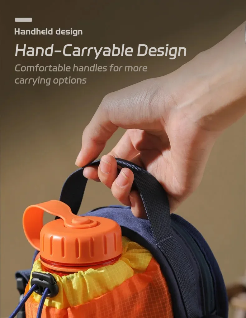 Ultralight Crossbody Water Bottle Bag Waterproof Nylon Shoulder Pouch Portable Travel Casual Outdoor Phone Wallet Organizer