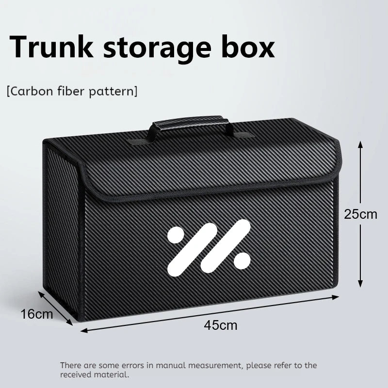 Car Trunk Storage Box Organizer Stowing Tidying Container Bag For IM LS7 L7 L6 LS6 IM6 IM5 LS9 2025 Leather Storage Accessories