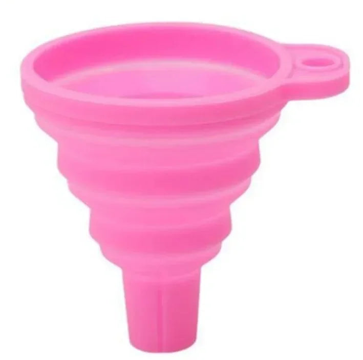 Silicone Collapsible Foldable Funnel Household Kitchen Cooking Tools Portable Wine Mini Portable Oil Pot Funnel