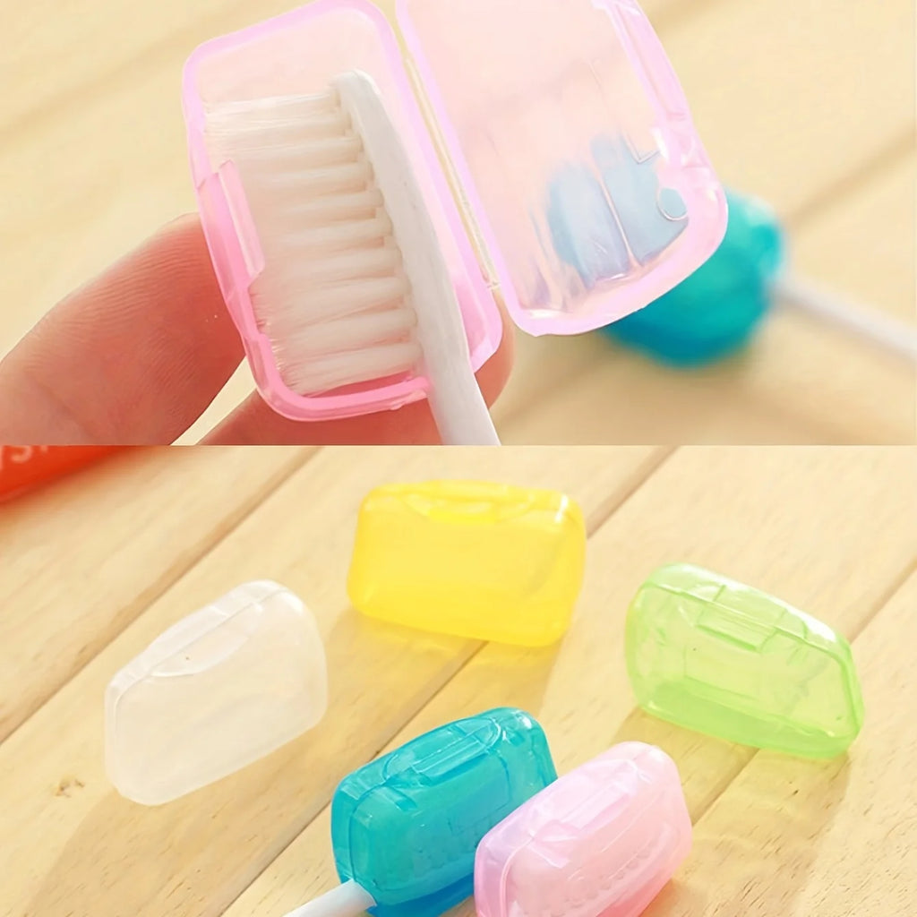5-Piece lightweight portable toothbrush case, practical travel toothbrush storage case