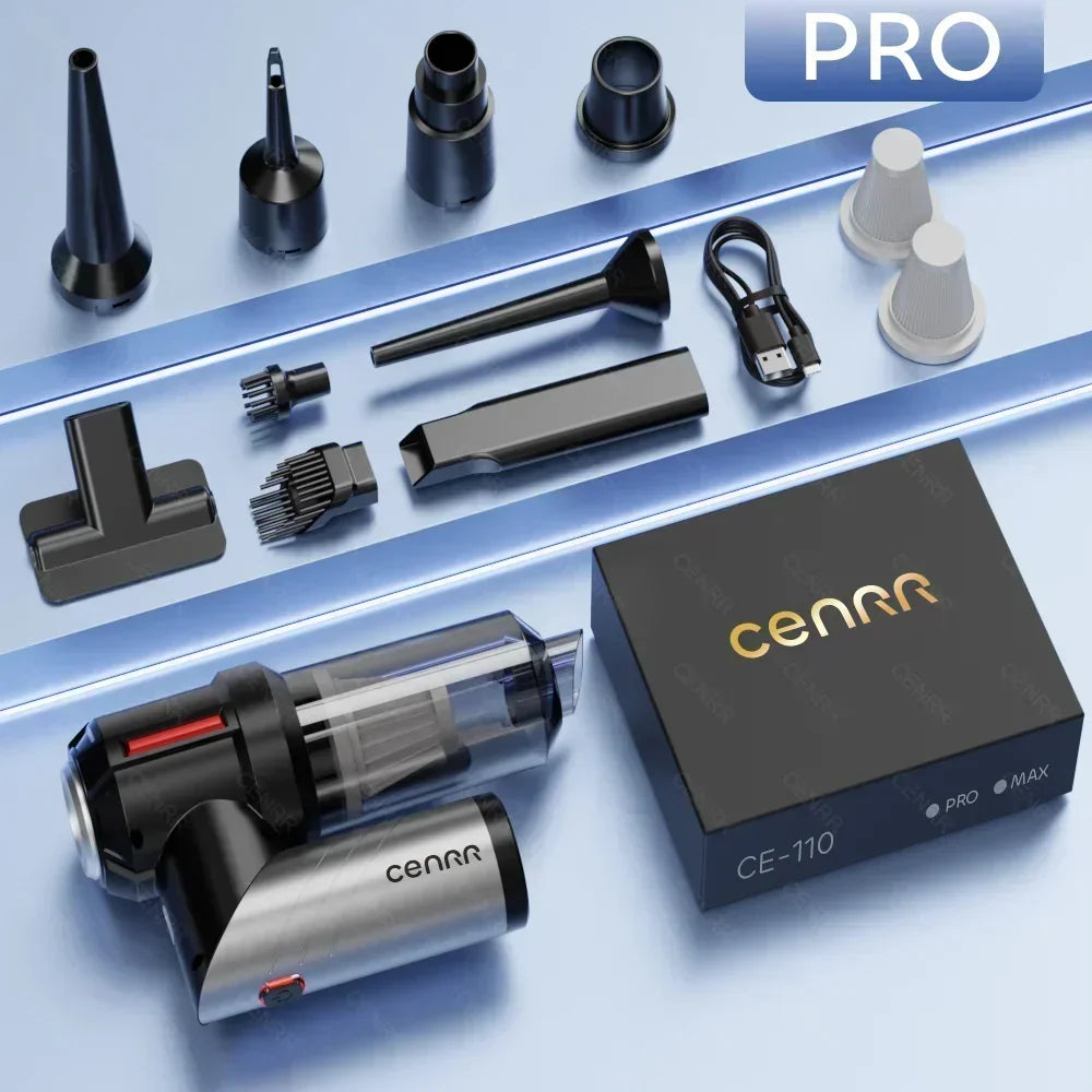 CENRR Mini Car Vacuum Cleaner Portable Handheld Wireless Powerful Car Cleaner Strong Suction Vacuum Cleaner Cleaning Machine