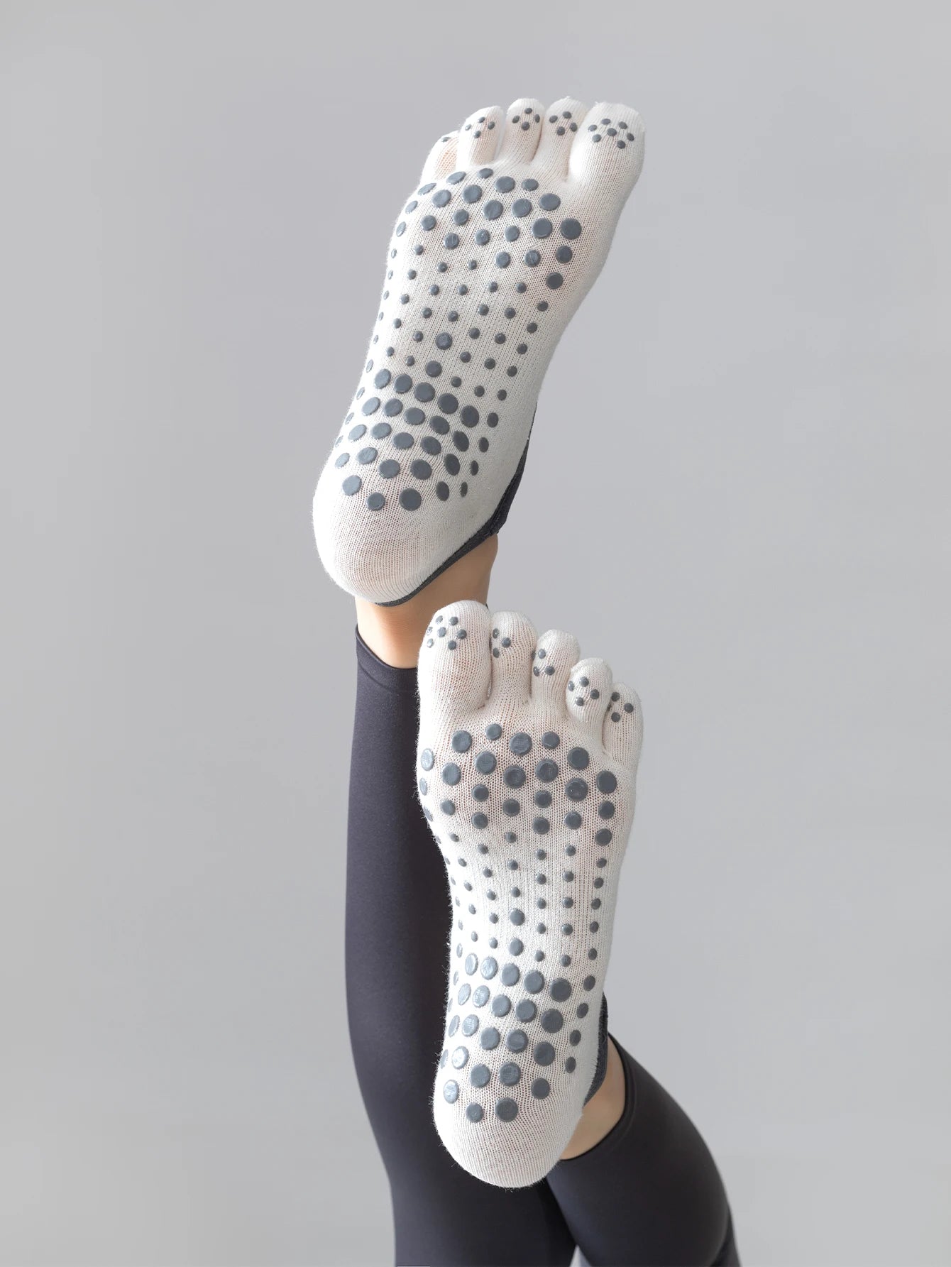 Women's gradient colored yoga non slip socks, professional non slip boat socks, Pilates breathable sports fitness socks