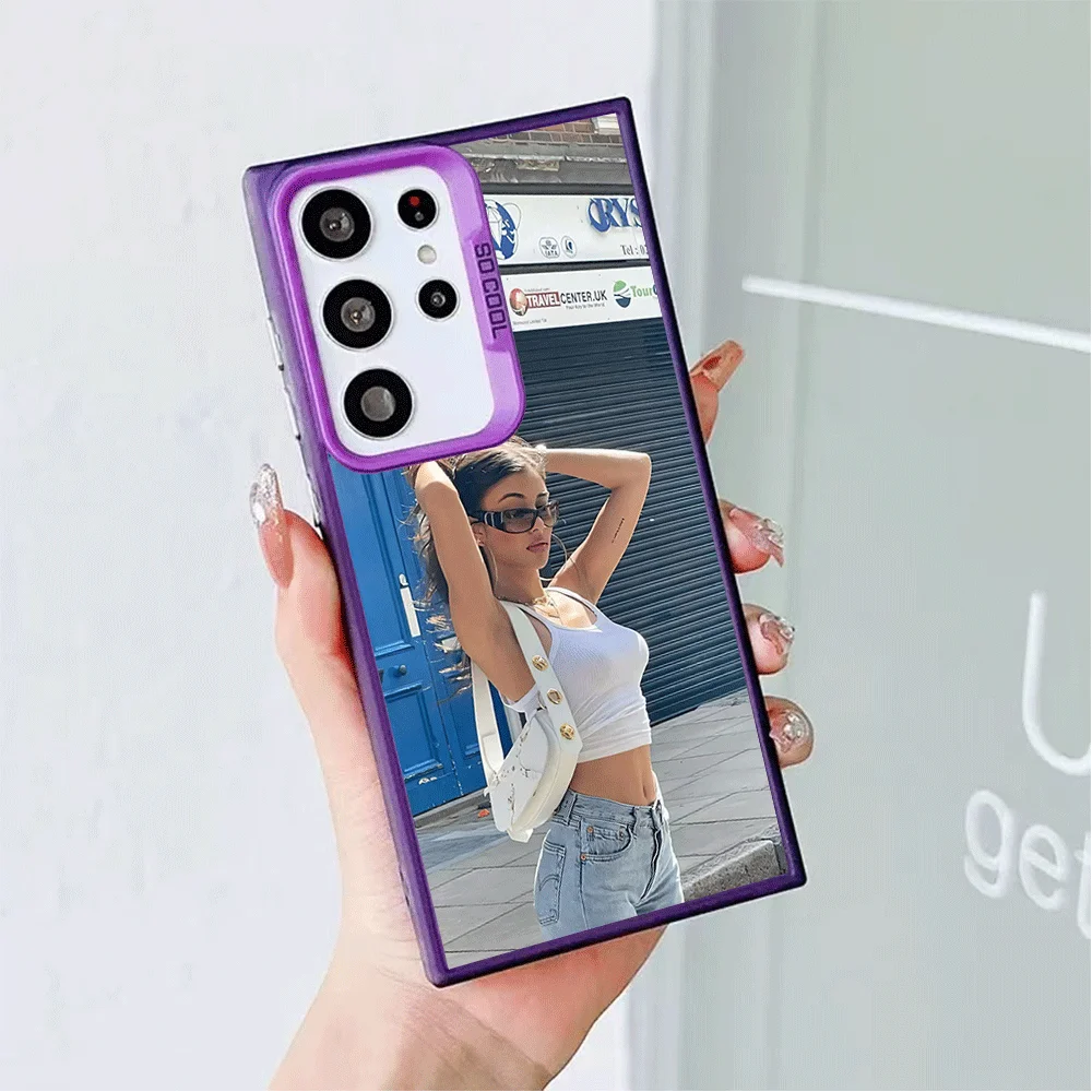 Personalised Customized DIY Electorplated Phone Case For Samsung Galaxy S26 25 24 23 22 21 20 Ultra Plus Edge FE 2022 Back Cover