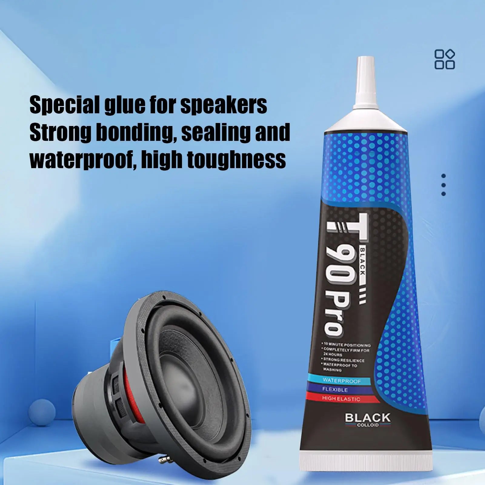Speaker Repair Glue 18ml 55ml 115ml High Performance Adhesive for Dust Caps Cone Edge Bonding Electronics Speaker Restoration