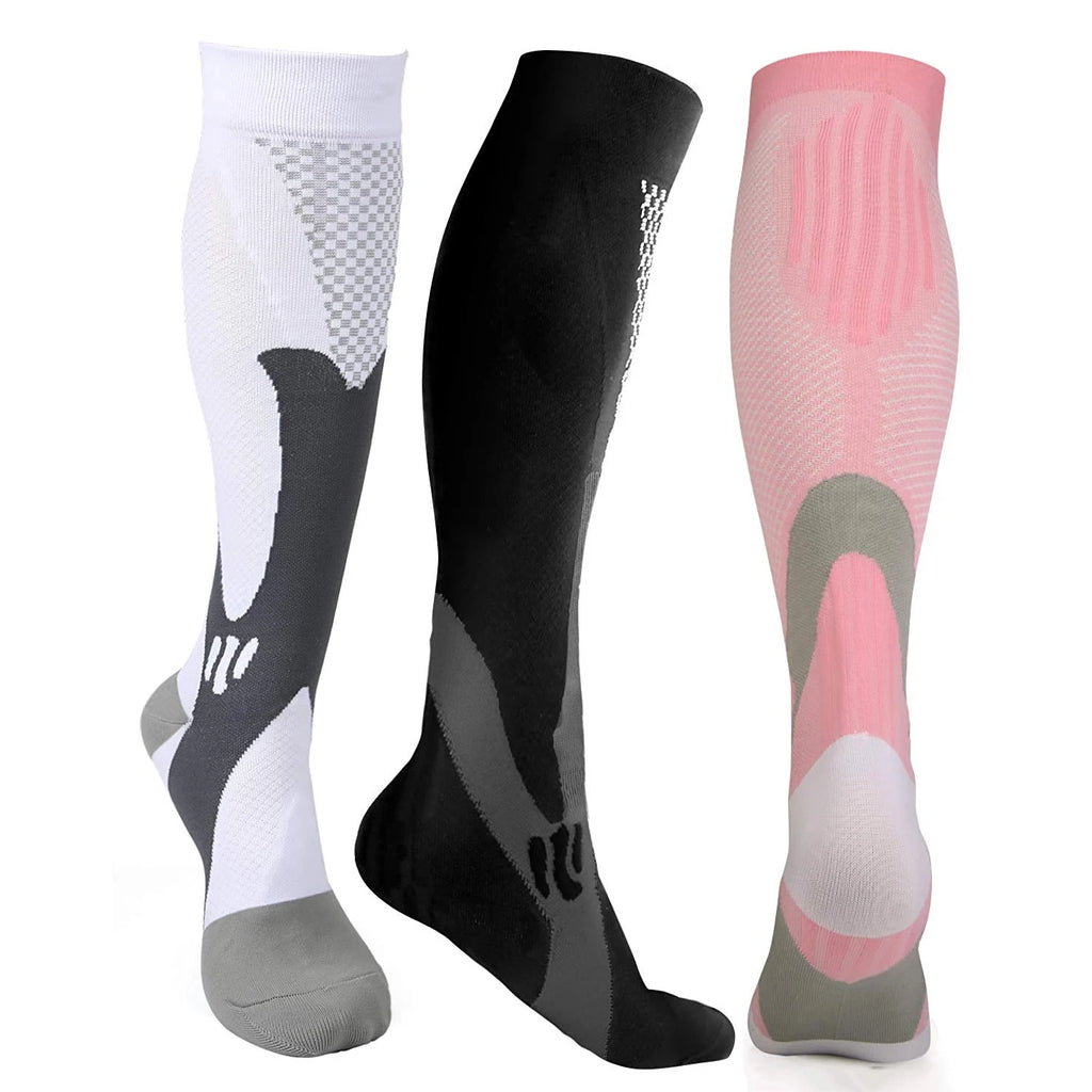 Compression Socks Varicose Veins Socks Pregnancy Anti Fatigue Blood Circulation Socks Gym Outdoor Cycling Football Fitness Socks