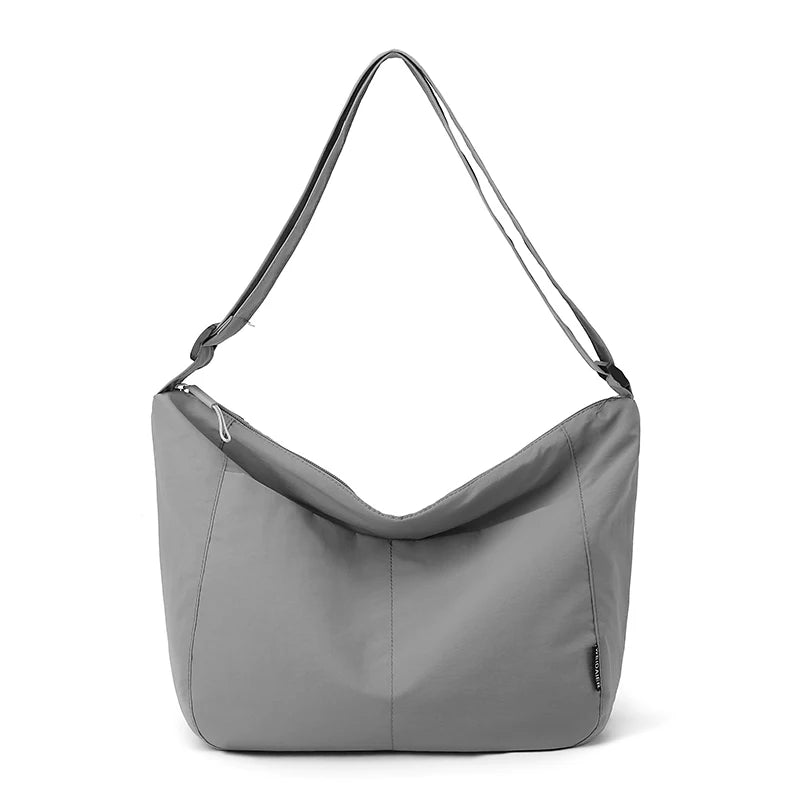 Large Capacity Waterproof Nylon Bag Women Multi-Pocket Messenger Computer Travel Tote Shoulder Crossbody Shopping Purse 2026