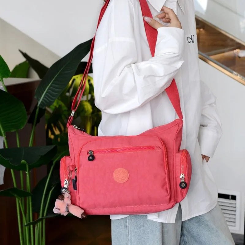 Fashionable Diaper Bag For Women Luxury Leather Messenger Purse Trendy Solid Color Shoulder Bag Classic Original For Party