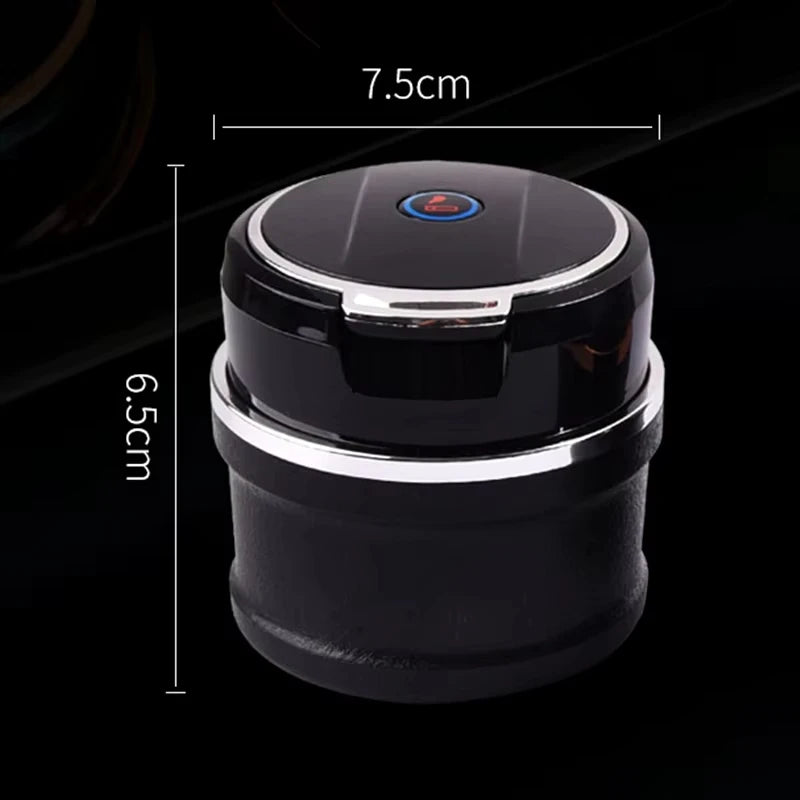 Portable Car LED Ashtray Auto Interior Accessories Ceramic inner lining is resistant to high temperatures