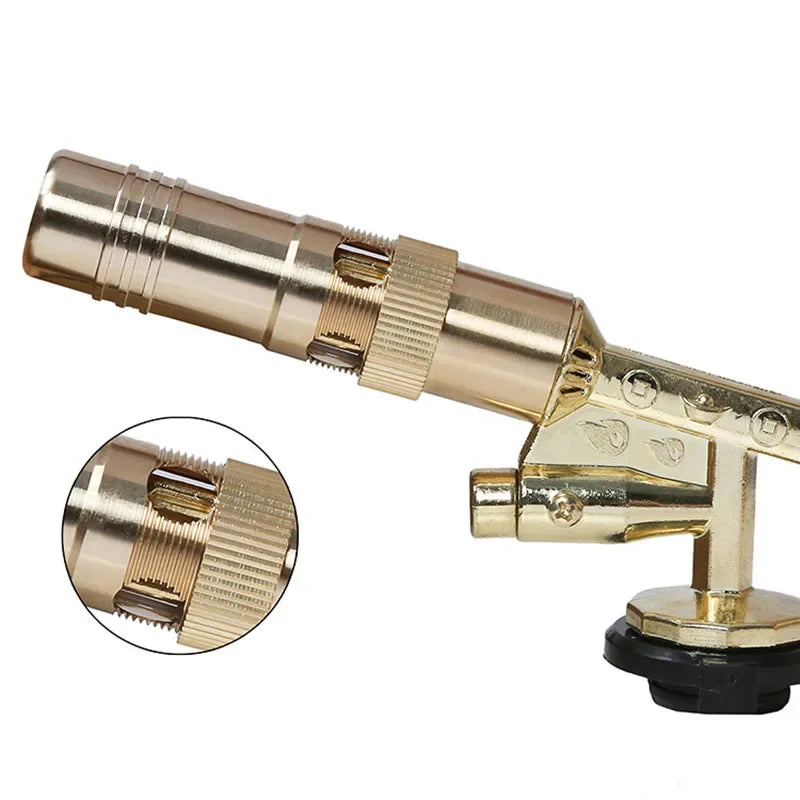 Portable Welding Gas Torch Flame Nozzle Butane Burner Outdoor Camp BBQ Lighter Flamethrower Kitchen Supplies Welding Equipment