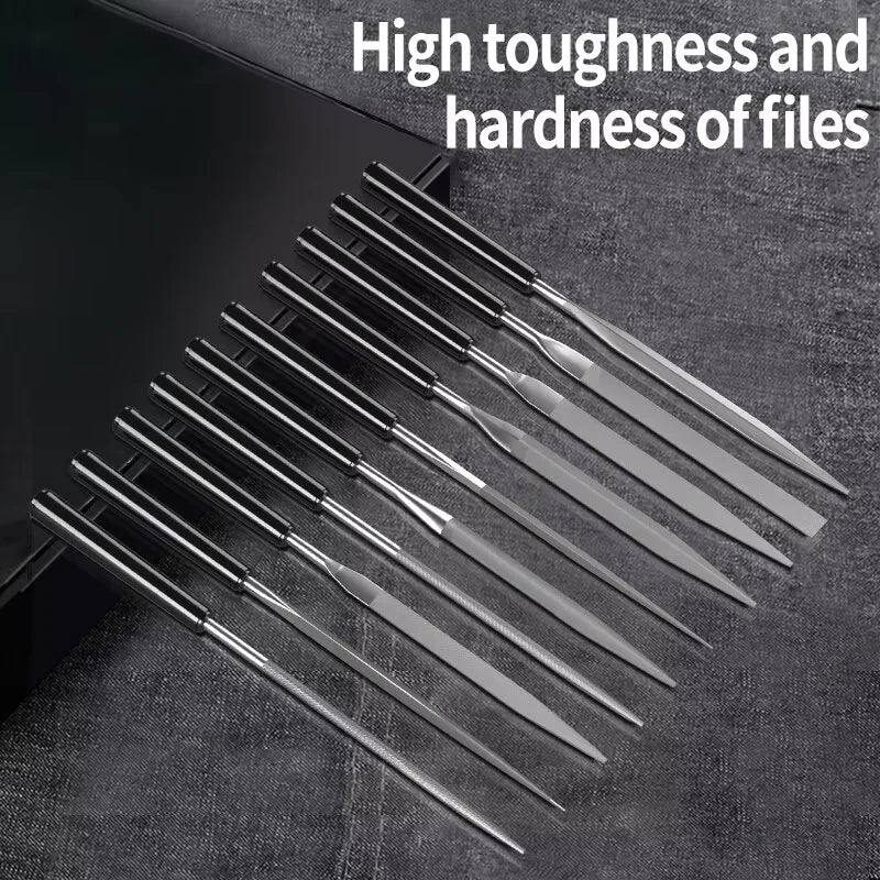 3/5/10pcs/set Metal Needle File Set Wood Rasp Metal Polishing Hand FileTools Steel Rasp Needl Filing For Metal Glass Stone Wood
