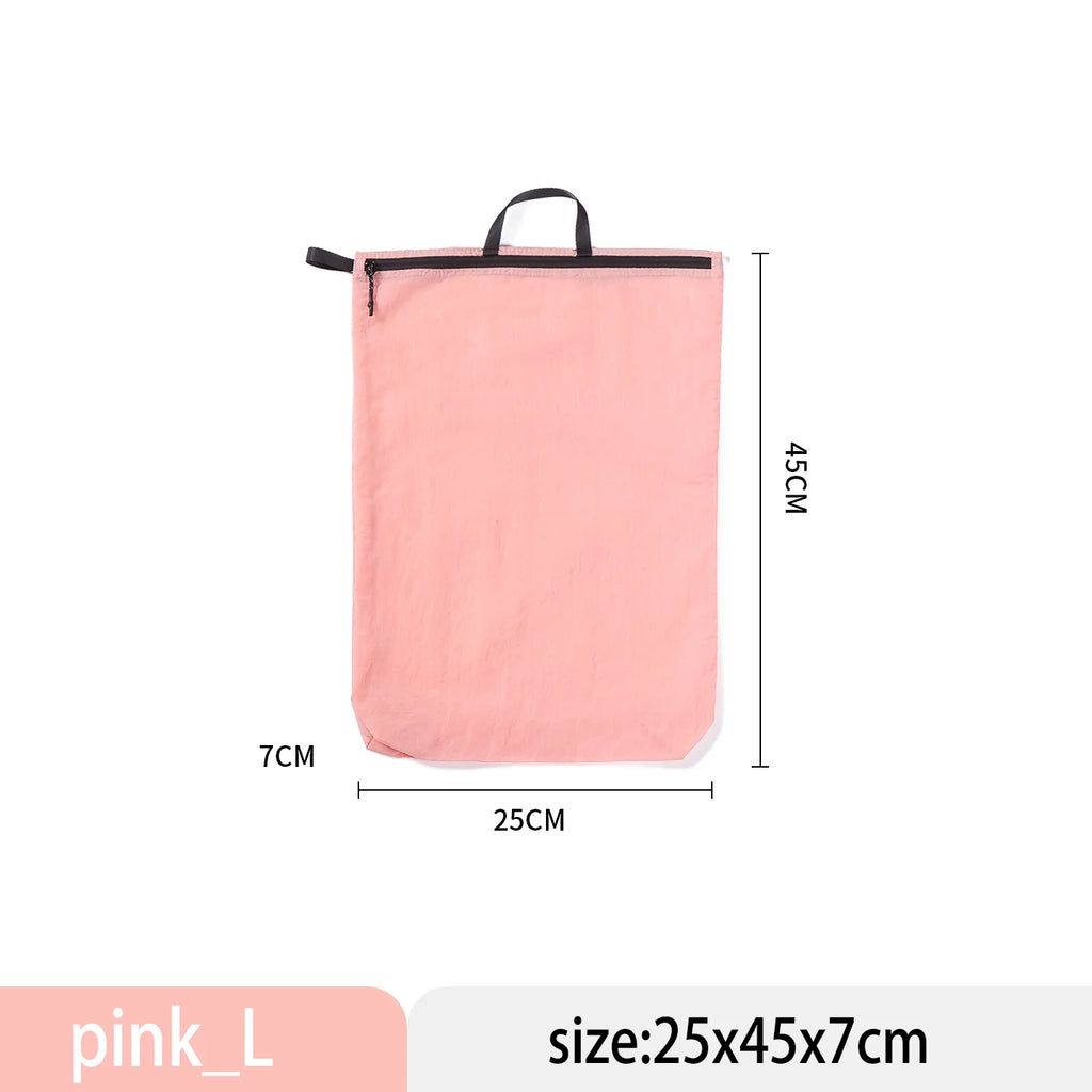 Reusable Nylon 4-Size Travel Storage Pockets With Hand Strap Water-resistant Clothing Organizer For Trip Packing 4size/lot