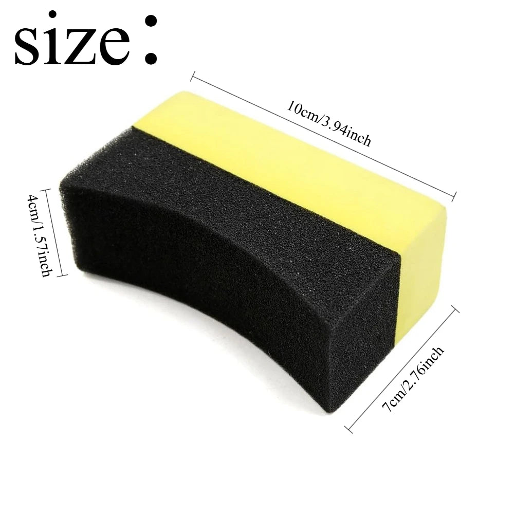 1-30Pcs Car Wheel Polishing Waxing Sponge Brush Tire Cleaning Wiper Sponge Pad Car Wash Wiper Cleaning Tool Car Wash Accessories