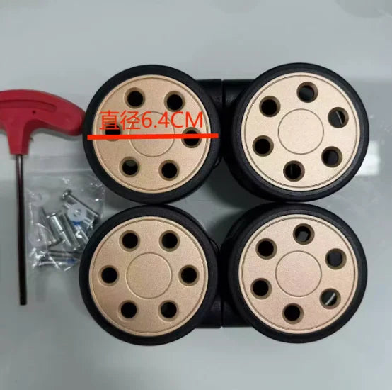 Luggage Wheel for Rimowa Suitcase Repair Replacement Load-bearing Wheels Special Trolley Case Silent Casters Luggage Accessories