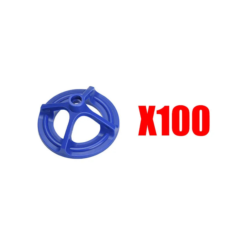 50-600pcs Spiral Ceramic Tile Leveling System Tile Leveler Spacer Baseplates for Tile Laying Wall Floor Fixing Construction Tool