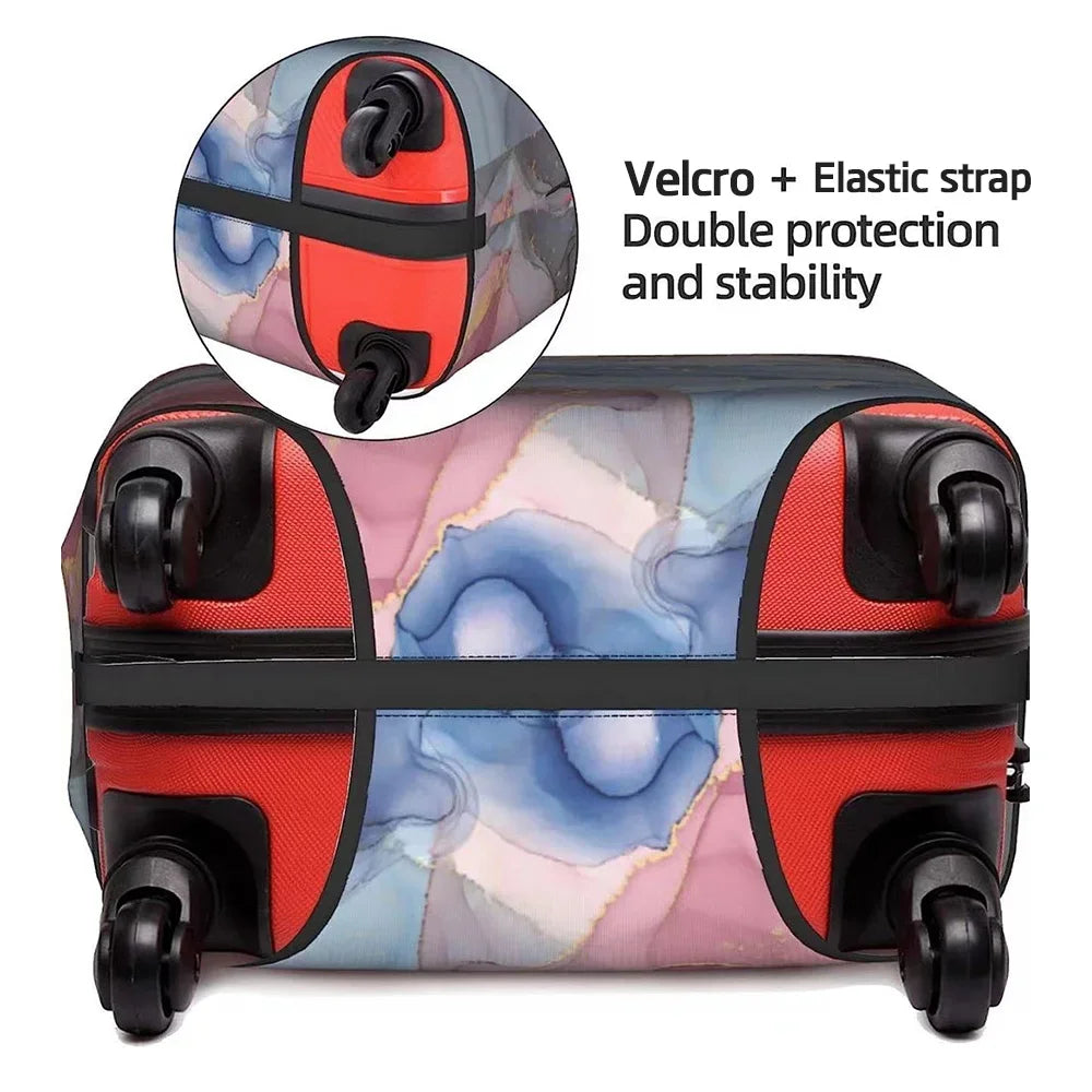 Luggage Cover Stretch Fabric Suitcase Protector Case Graphic Series Baggage Dust Case Cover Suitable 18-32 Inch Suitcase