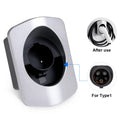 IPENGEN EV Charger Holder For Type 2/Type 1 j1772 Connector Socket Extra Protection Wallbox Electric Car Charging Cable Bracket