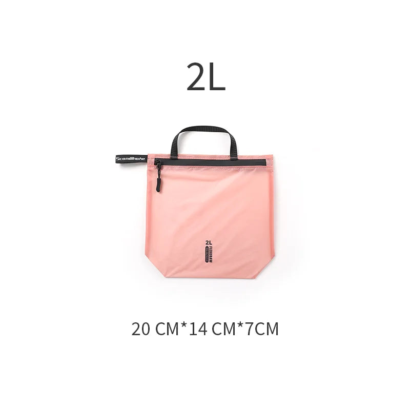 Waterproof Travel Handbag Storage Pouch Lightweight Clothes Organizer Zip Bag for Toiletries Socks Underwear Luggage