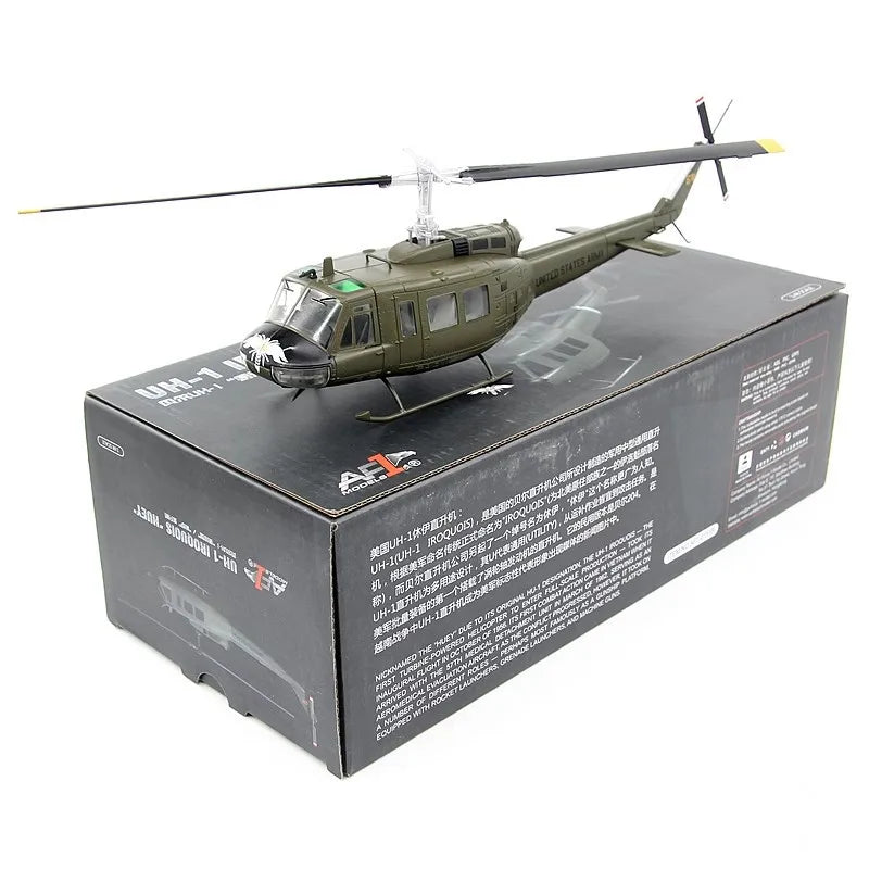 2025 New 1:48 Scale Model AF1 US UH-1H Huey General Service 674# Helicopter Diecast Alloy Combat Aircraft Collection Display
