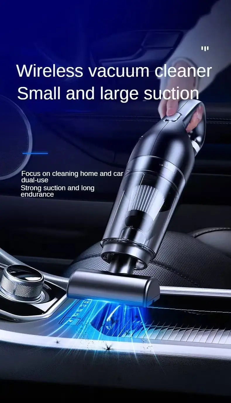 Rechargeable Wireless Handheld Vacuum 10000PA Strong Suction Portable Dust Collector for Home Car Pet Hair Dual Use Cordless Vac