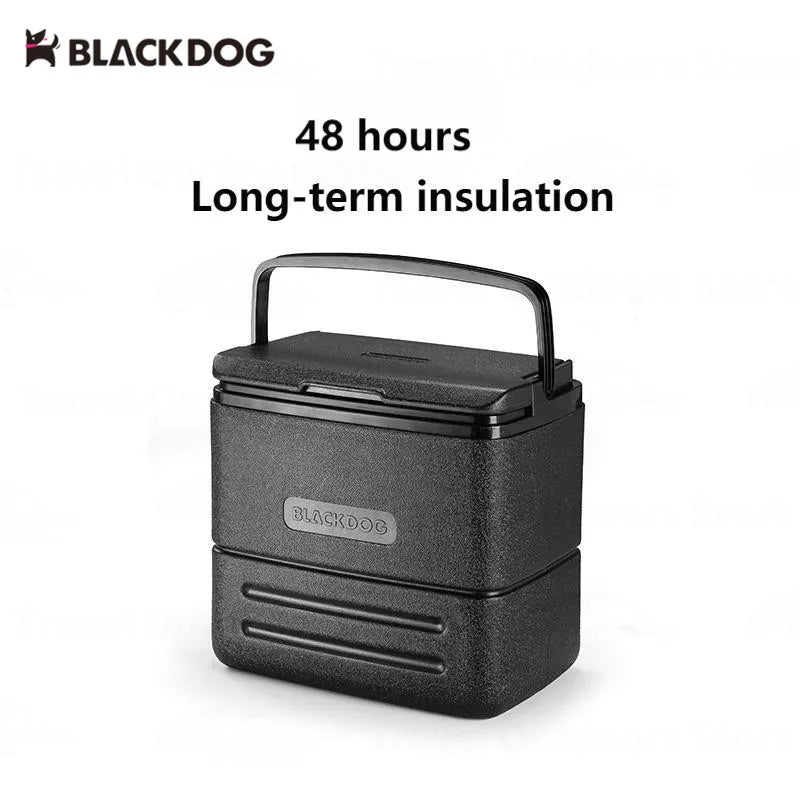 BLACKDOG Cooler Box 17L PP Ice Box 48h Keep Fresh Outdoor Travel  And Camping Food Beers Ice Bucket Fridge Fishing Box Storage