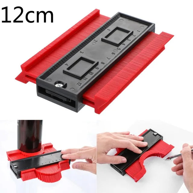 Onnfang Newest Contour Gauge  Multifunctional Plastic Profile Copy Contour Gauges Standard measuring instrument General Tools