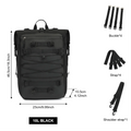 Motorbike Motorcycle Luggage Pack Multi-Function Waterproof Motocross Rear Seat Bag 10L 20L 30L Outdoor Riding Backpack