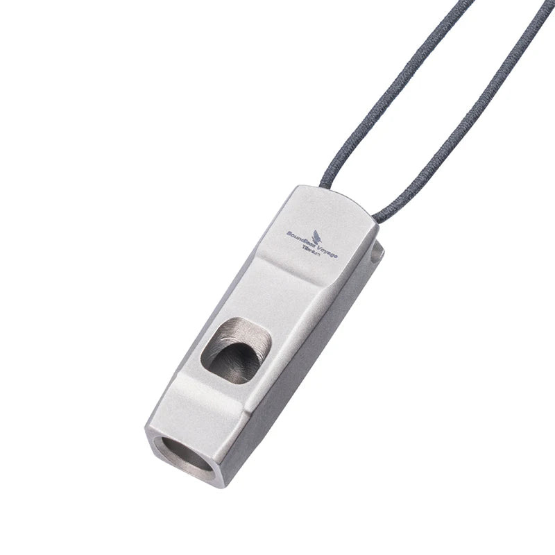 Boundless Voyage Titanium Whistle Outdoor Survival Treble Super Responsive Sharp Whistle Loud voice for Outdoor Camping, Hiking