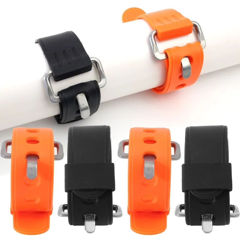 Silicone Reusable Straps Adjustable Cable Ties for Organization  luggage or cargo Outdoor Gear 30/45cm Releasable Fastener Tools