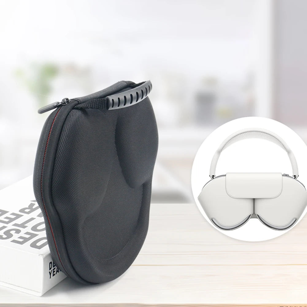 Waterproof Hard Travel Carry Case for Apple AirPods Max Headphones Protective Storage Bag for Electronic Accessories