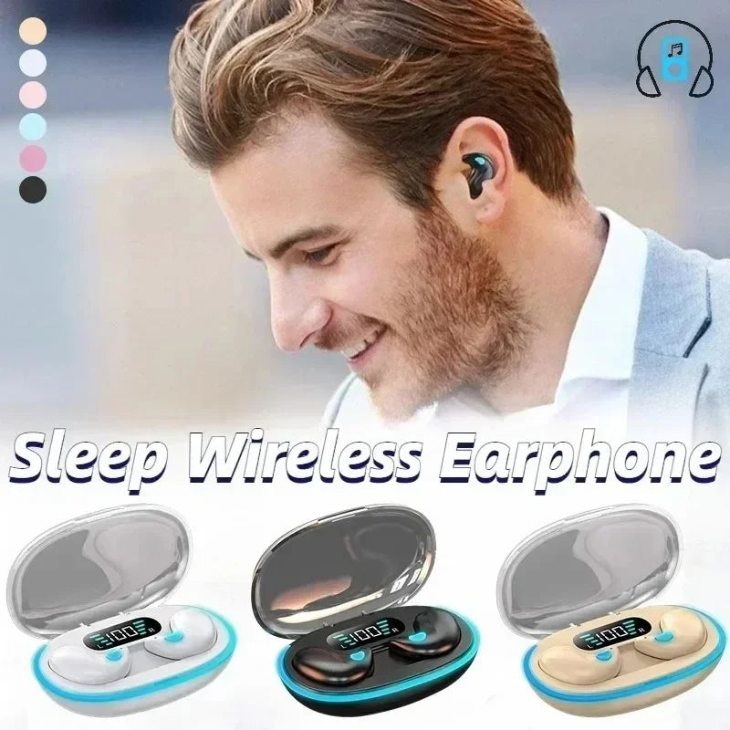 HOT SALE Mini X55 Wireless Sleep Earphones TWS Bluetooth Earphones 3D Waterproof Hidden Pain Free Microphone HD Call