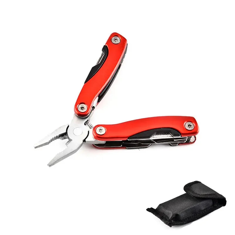 Outdoor Folding Multi-Tool Pliers – Portable Survival Camping Tool with Mini Knife, Multifunctional Combination