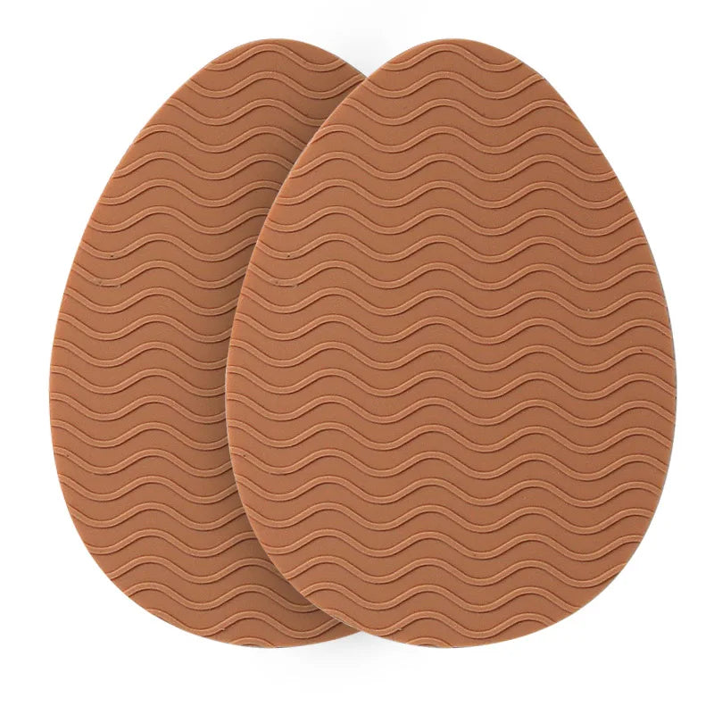 2Pcs High Heels Flat Shoes Sole Protector Stickers Non-slip Wear-resistant Forefoot Pad Sole Repair Products Self-adhesive New