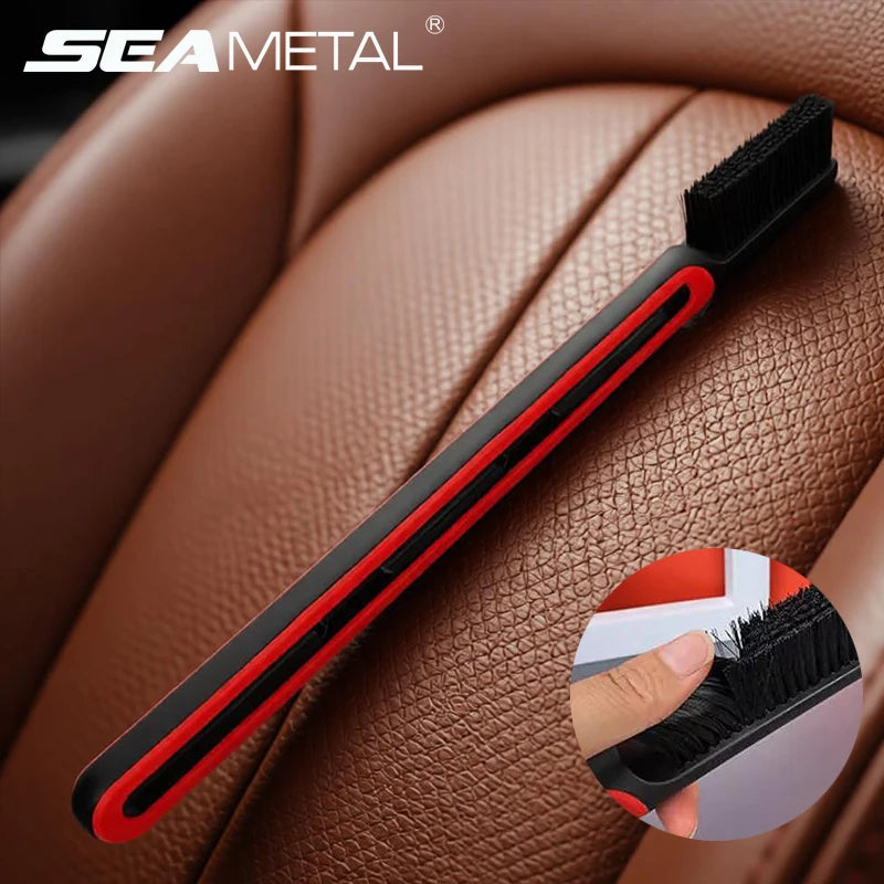 SEAMETAL Car Interior Cleaning Brush Multifunctional Long Handle Air Conditioner Outlet Dust Brush Clean Tool for Car Accessorie