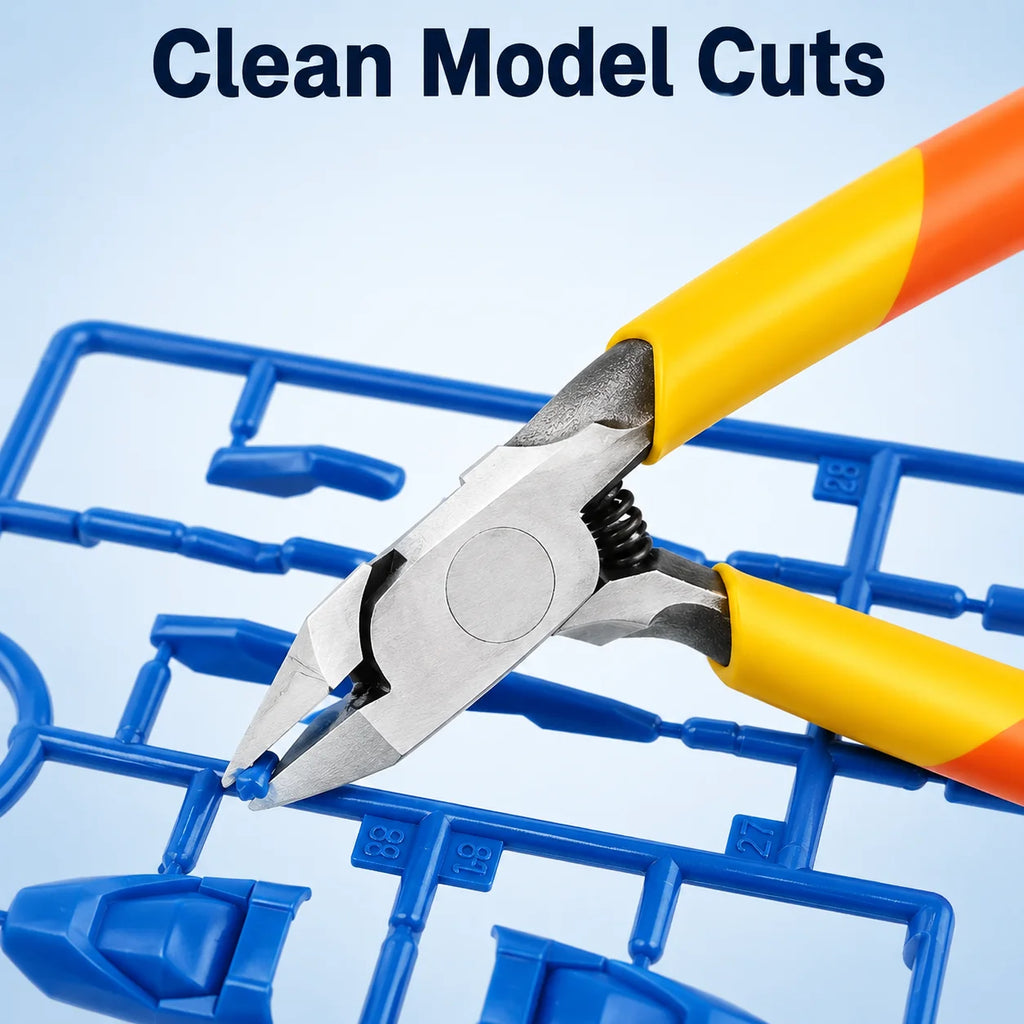 Carbon Steel Precision Diagonal Cutter Pliers Sharp Flush Nipper for Model Assembly Electronics Craft Wire Cutting Home Tool